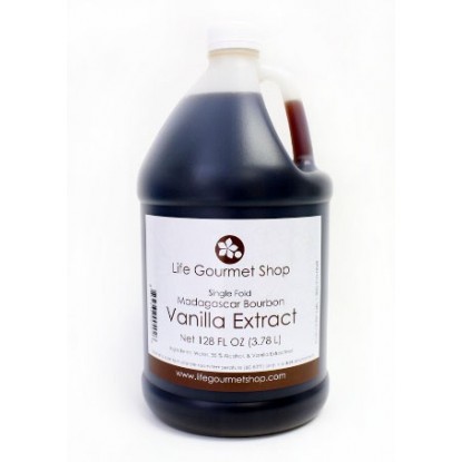 Pure Vanilla Extract  GALLON Single Fold