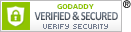 Godaddy Verified and Secure Site Seal